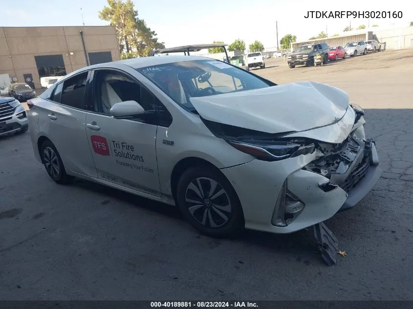 JTDKARFP9H3020160 2017 Toyota Prius Prime Advanced