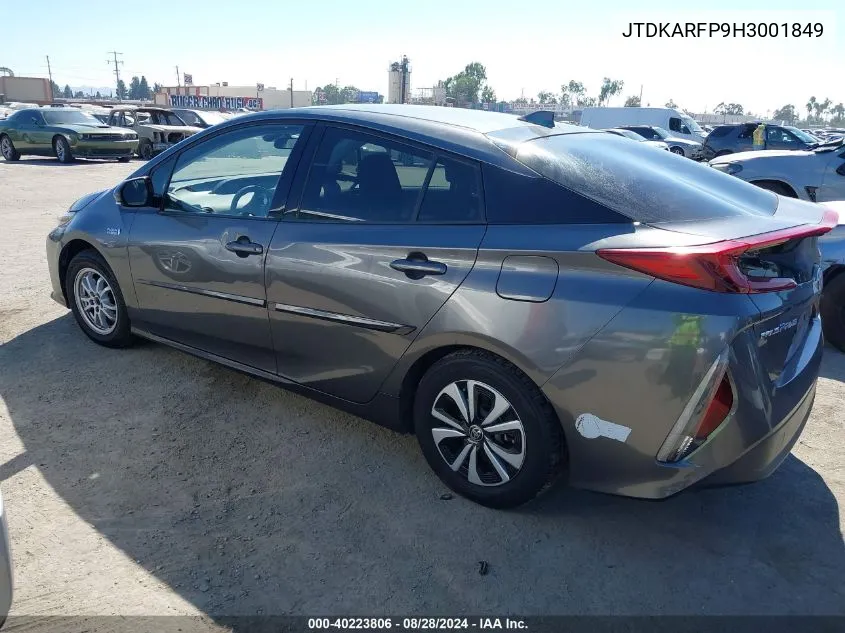 JTDKARFP9H3001849 2017 Toyota Prius Prime Plus