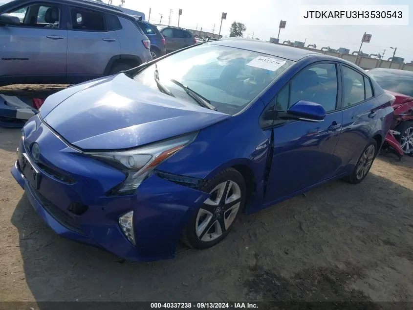 JTDKARFU3H3530543 2017 Toyota Prius