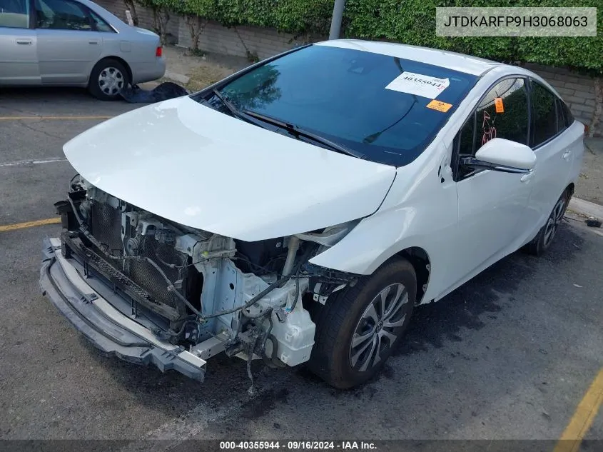 JTDKARFP9H3068063 2017 Toyota Prius Prime Advanced