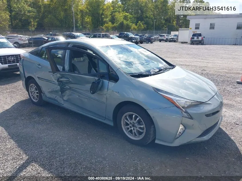 2017 Toyota Prius Three Touring VIN: JTDKARFU4H3541616 Lot: 40380625