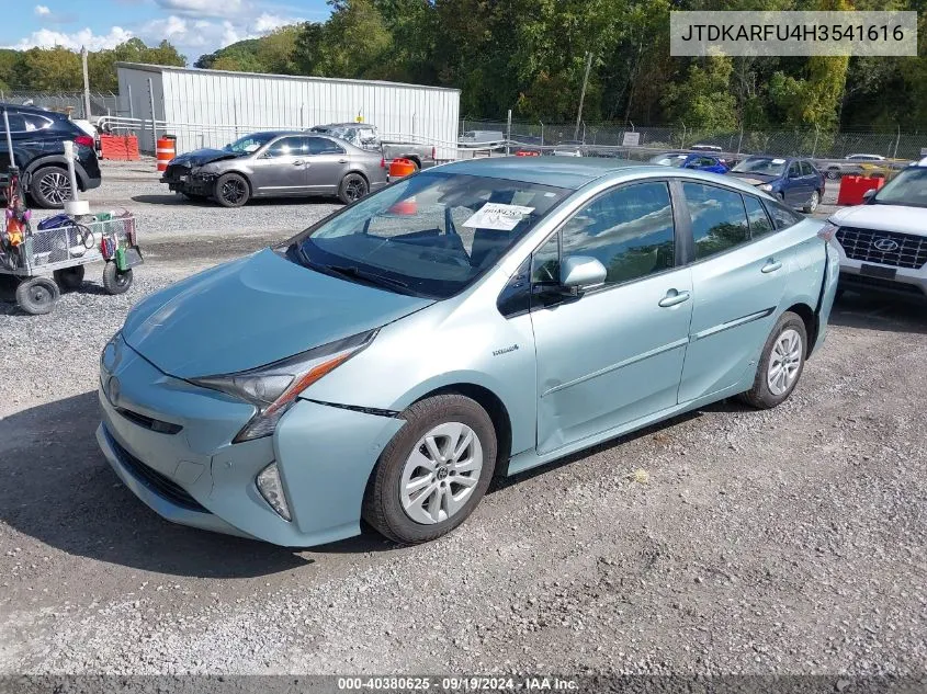 2017 Toyota Prius Three Touring VIN: JTDKARFU4H3541616 Lot: 40380625