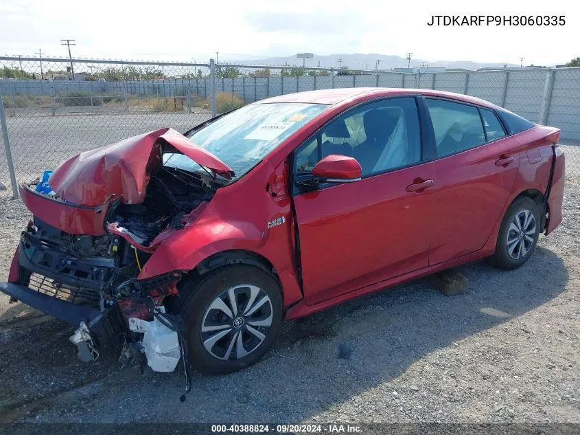 2017 Toyota Prius Prime Premium VIN: JTDKARFP9H3060335 Lot: 40388824