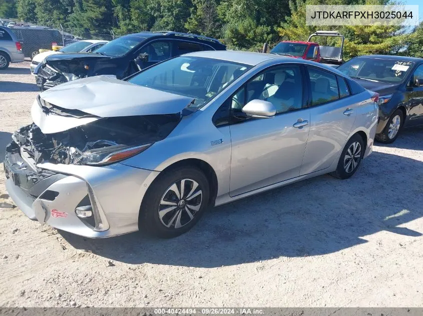 2017 Toyota Prius Prime Advanced VIN: JTDKARFPXH3025044 Lot: 40424494