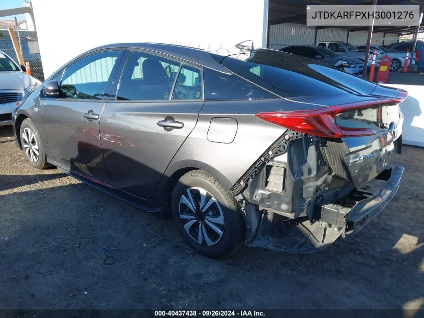 2017 Toyota Prius Prime Premium VIN: JTDKARFPXH3001276 Lot: 40437438