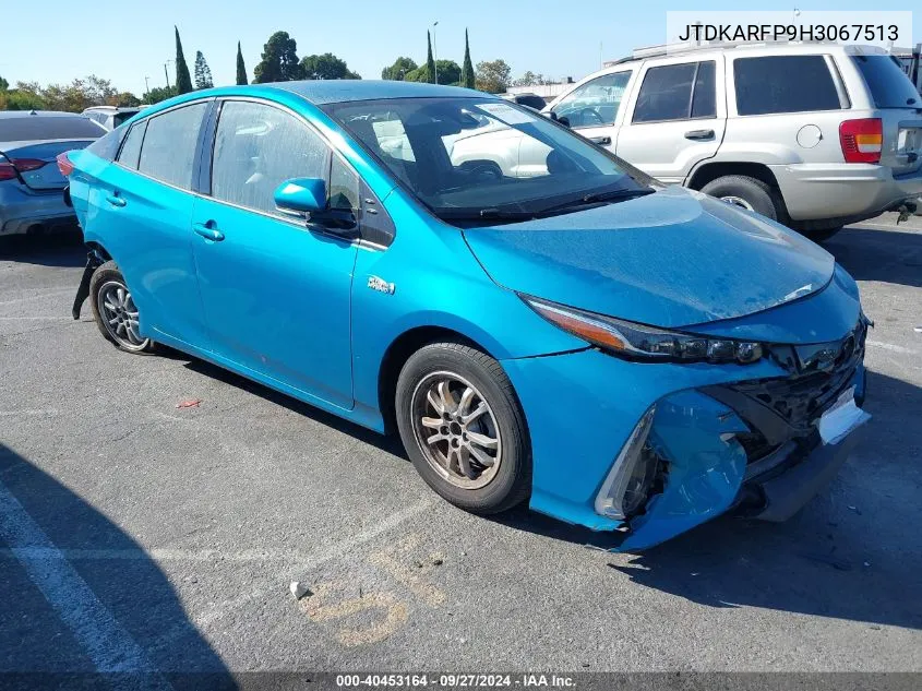 2017 Toyota Prius Prime Premium VIN: JTDKARFP9H3067513 Lot: 40453164