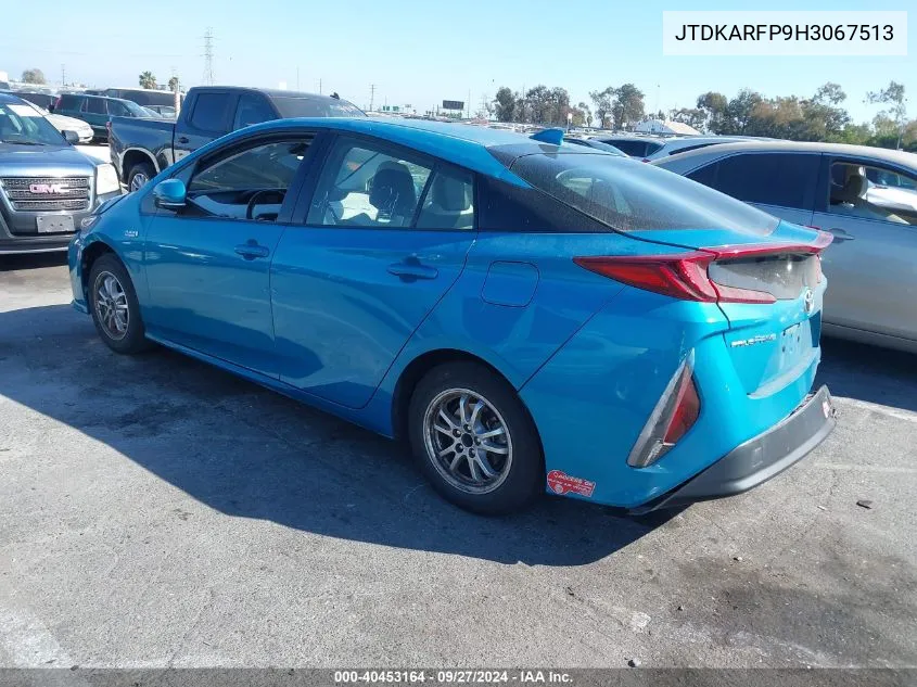 2017 Toyota Prius Prime Premium VIN: JTDKARFP9H3067513 Lot: 40453164