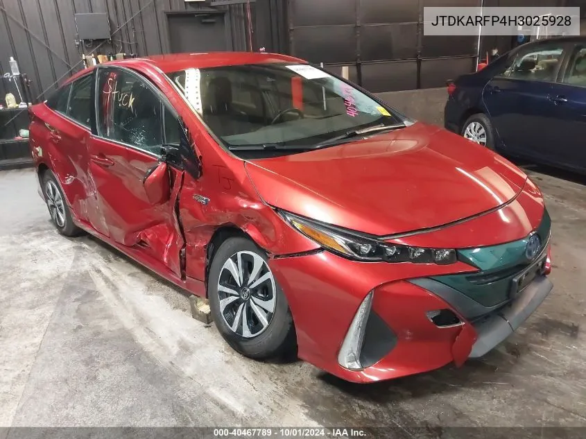 JTDKARFP4H3025928 2017 Toyota Prius Prime Premium