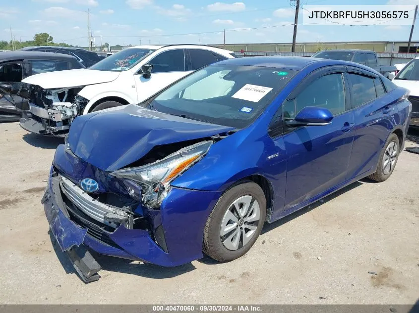 JTDKBRFU5H3056575 2017 Toyota Prius