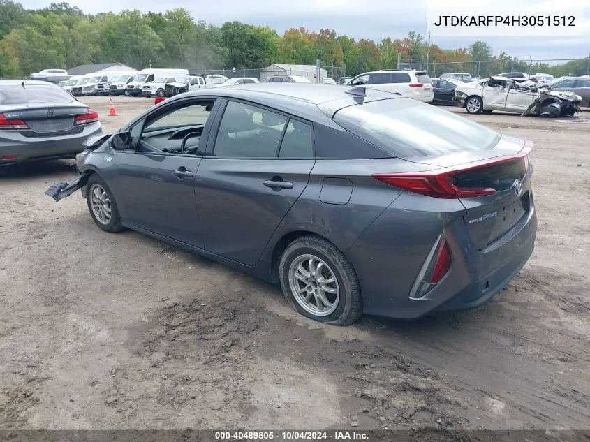 2017 Toyota Prius Prime Premium VIN: JTDKARFP4H3051512 Lot: 40489805