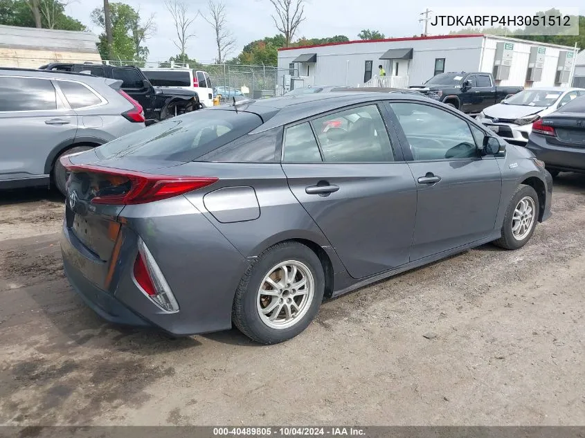 2017 Toyota Prius Prime Premium VIN: JTDKARFP4H3051512 Lot: 40489805