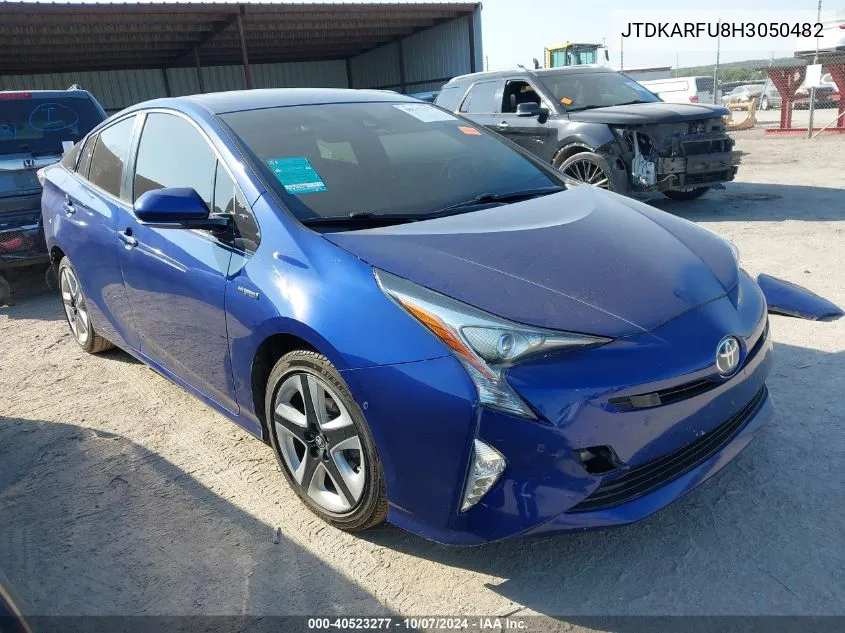 2017 Toyota Prius Four Touring VIN: JTDKARFU8H3050482 Lot: 40523277