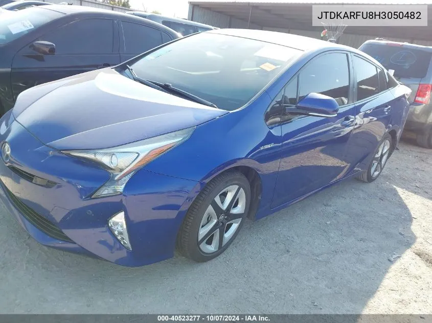 2017 Toyota Prius Four Touring VIN: JTDKARFU8H3050482 Lot: 40523277