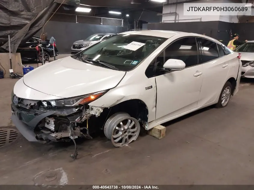 2017 Toyota Prius Prime Premium VIN: JTDKARFP0H3060689 Lot: 40543738