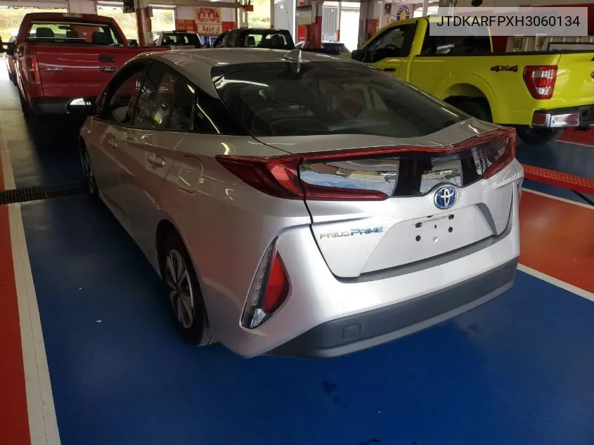 2017 Toyota Prius Prime Plus VIN: JTDKARFPXH3060134 Lot: 40567174