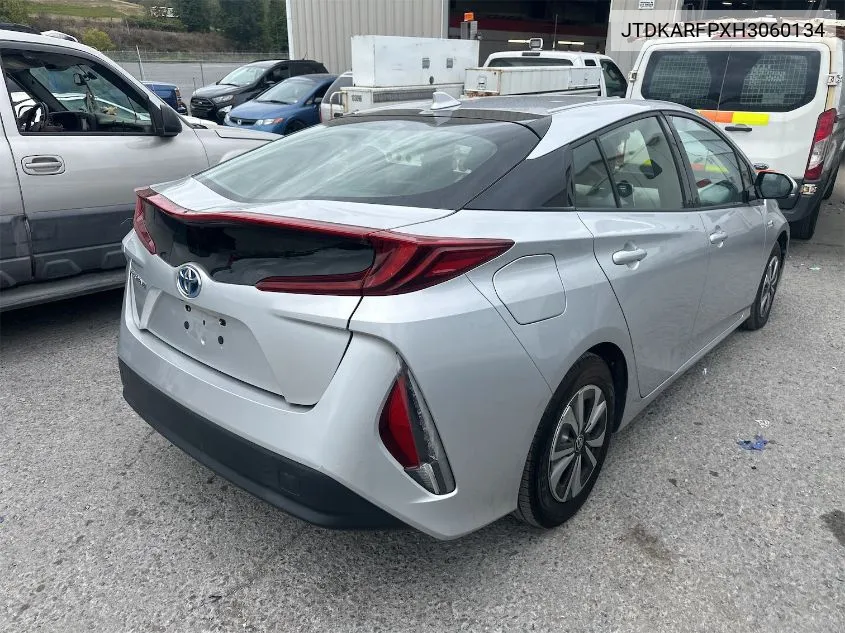 2017 Toyota Prius Prime Plus VIN: JTDKARFPXH3060134 Lot: 40567174