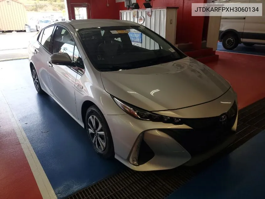 2017 Toyota Prius Prime Plus VIN: JTDKARFPXH3060134 Lot: 40567174