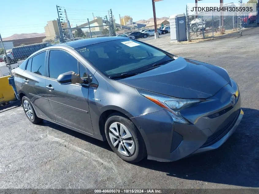 2017 Toyota Prius Two VIN: JTDKBRFU4H3055935 Lot: 40605070