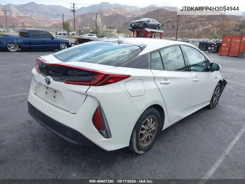 2017 Toyota Prius Prime Premium VIN: JTDKARFP4H3054944 Lot: 40607250