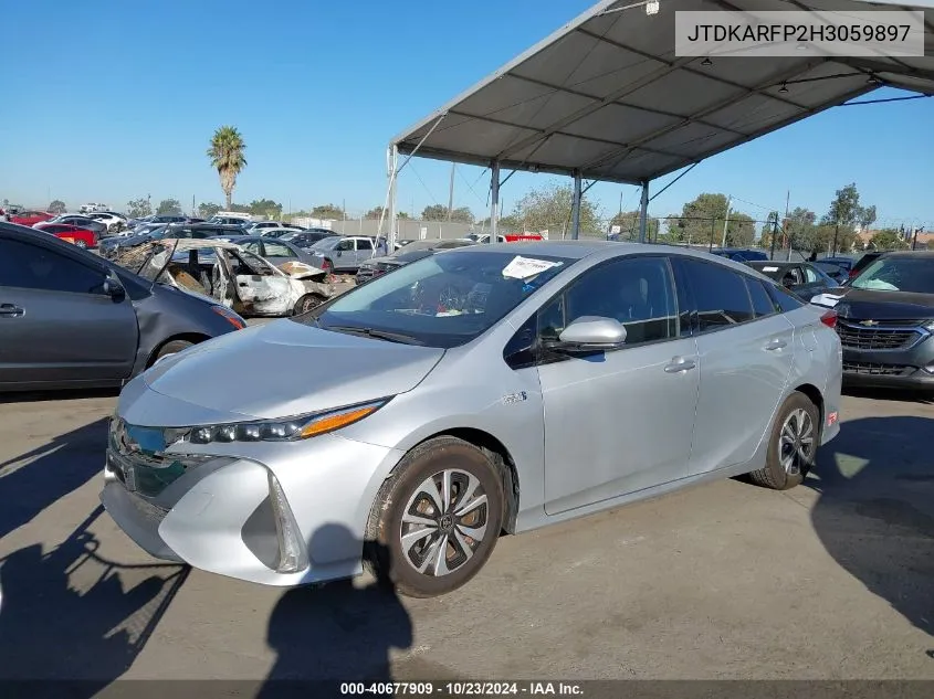 2017 Toyota Prius Prime Premium VIN: JTDKARFP2H3059897 Lot: 40677909