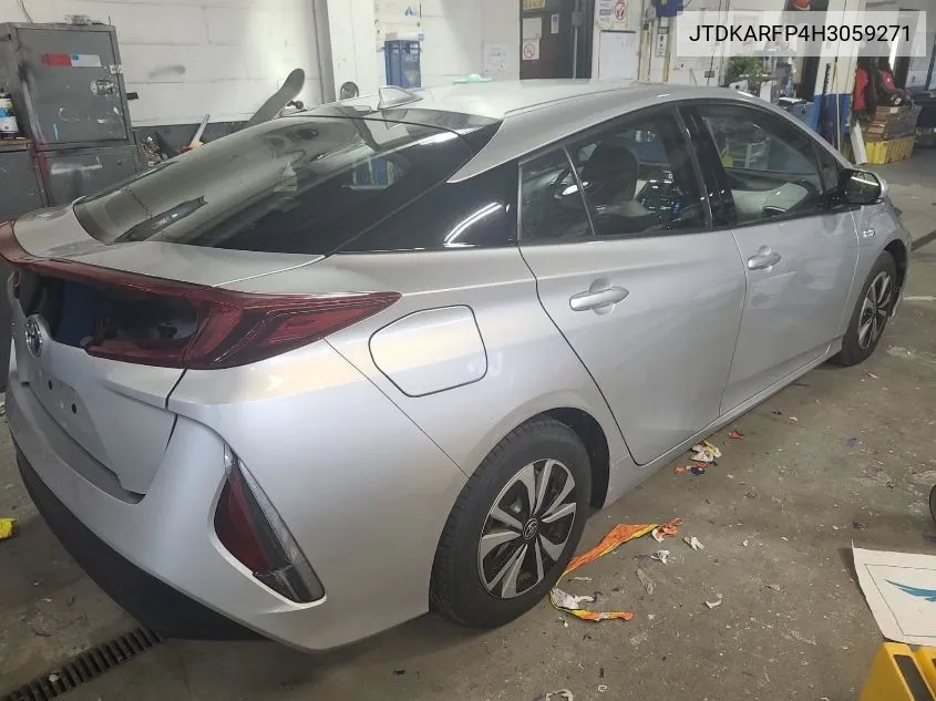 2017 Toyota Prius Prime Plus VIN: JTDKARFP4H3059271 Lot: 40697079