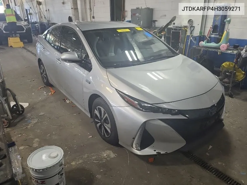 2017 Toyota Prius Prime Plus VIN: JTDKARFP4H3059271 Lot: 40697079