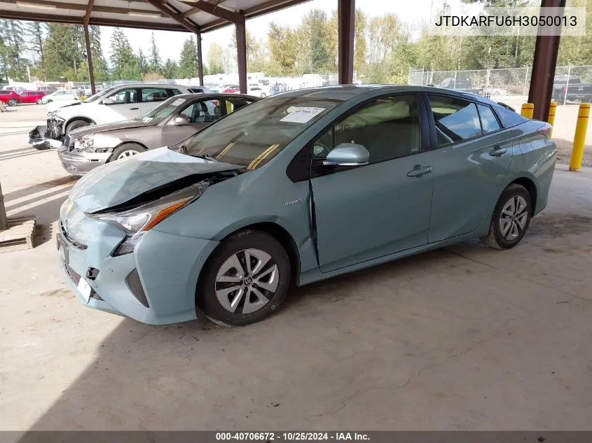 2017 Toyota Prius Three VIN: JTDKARFU6H3050013 Lot: 40706672