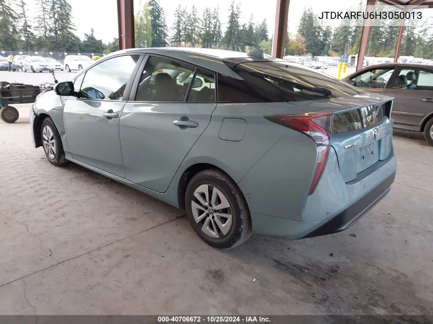 2017 Toyota Prius Three VIN: JTDKARFU6H3050013 Lot: 40706672