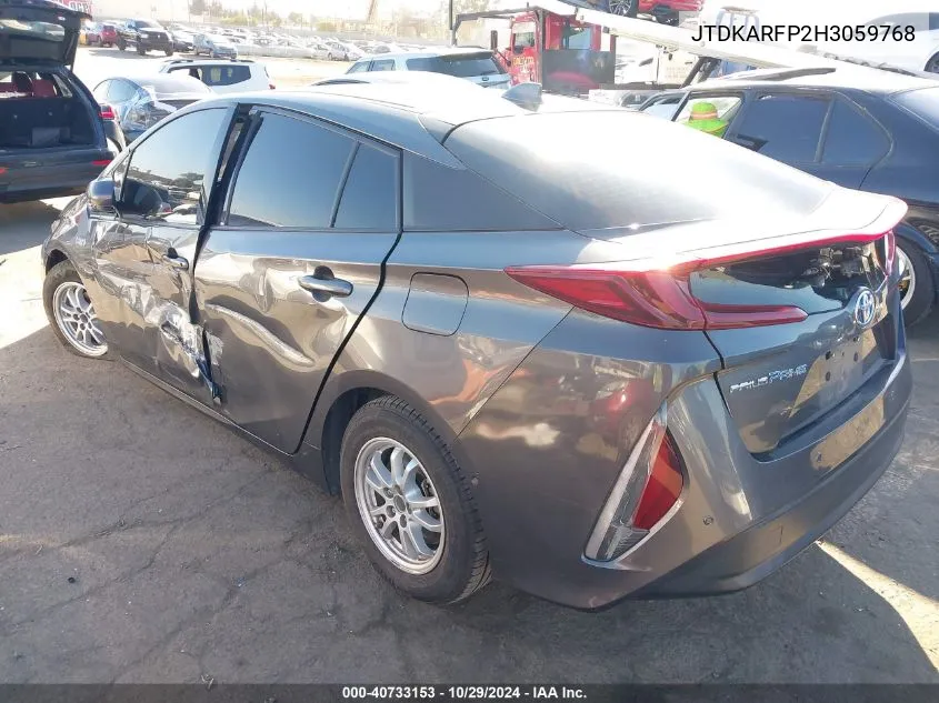 2017 Toyota Prius Prime Advanced VIN: JTDKARFP2H3059768 Lot: 40733153