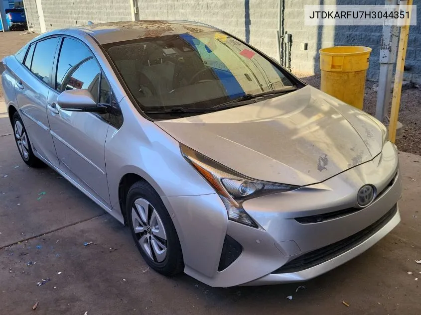 2017 Toyota Prius VIN: JTDKARFU7H3044351 Lot: 40788666