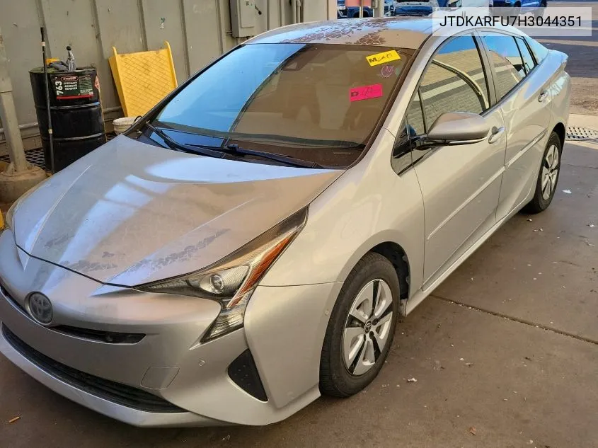 2017 Toyota Prius VIN: JTDKARFU7H3044351 Lot: 40788666