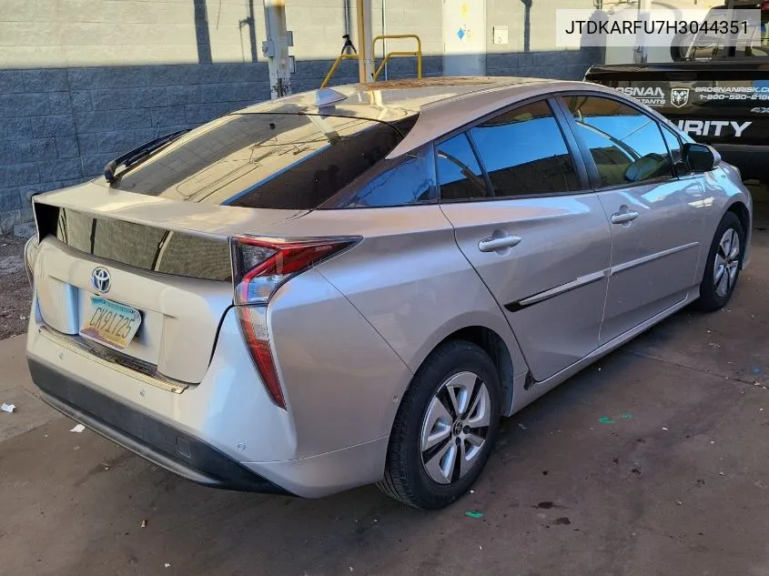 2017 Toyota Prius VIN: JTDKARFU7H3044351 Lot: 40788666