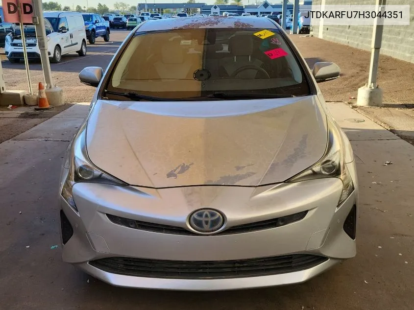 2017 Toyota Prius VIN: JTDKARFU7H3044351 Lot: 40788666