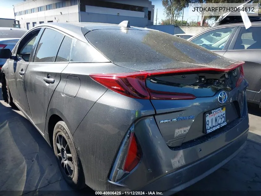 JTDKARFP7H3064612 2017 Toyota Prius Prime Advanced