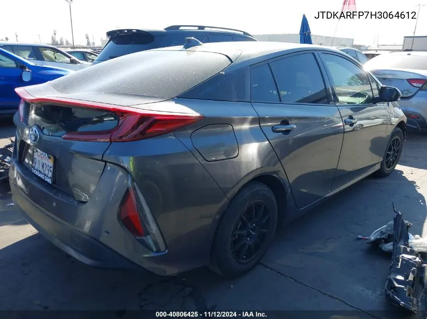 JTDKARFP7H3064612 2017 Toyota Prius Prime Advanced