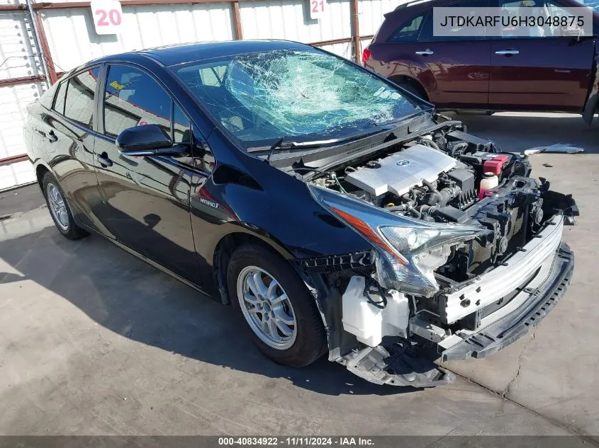 2017 Toyota Prius VIN: JTDKARFU6H3048875 Lot: 40834922