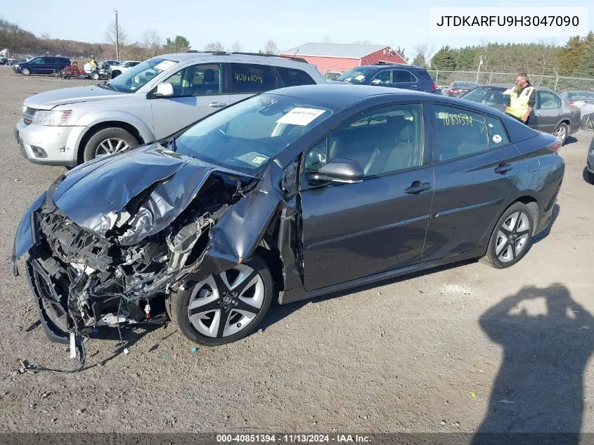 2017 Toyota Prius Three Touring VIN: JTDKARFU9H3047090 Lot: 40851394