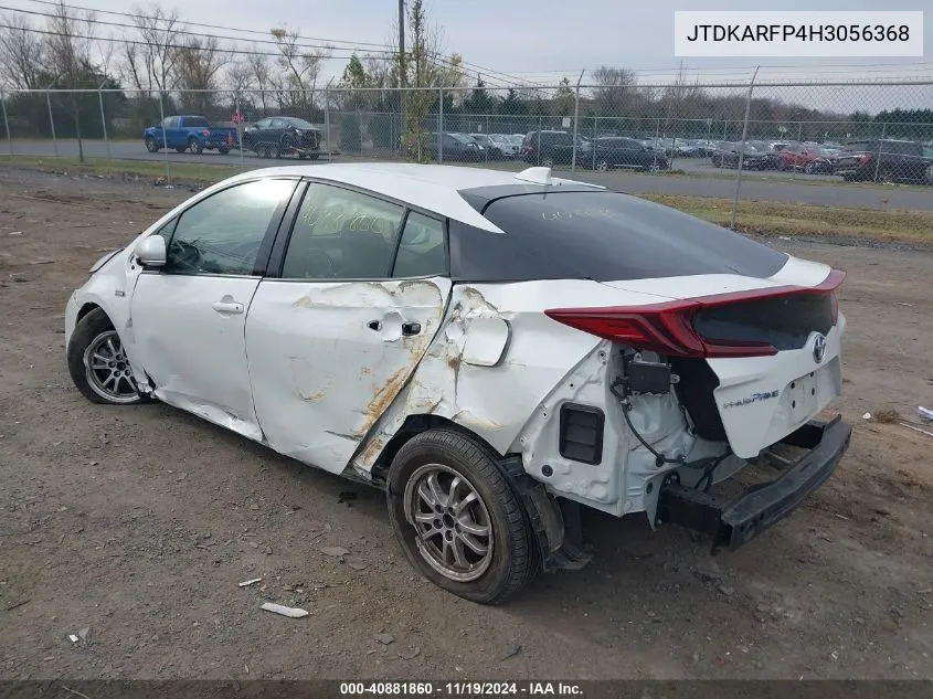 2017 Toyota Prius Prime Advanced VIN: JTDKARFP4H3056368 Lot: 40881860