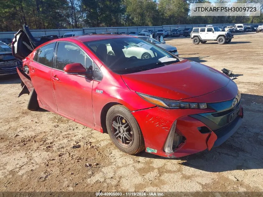 2017 Toyota Prius Prime Premium VIN: JTDKARFP5H3009723 Lot: 40905003