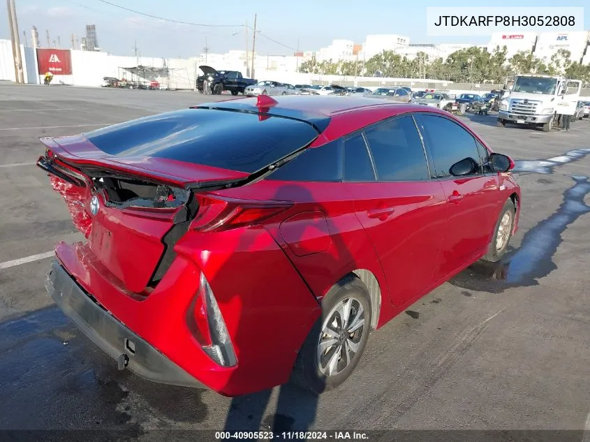 2017 Toyota Prius Prime Premium VIN: JTDKARFP8H3052808 Lot: 40905523