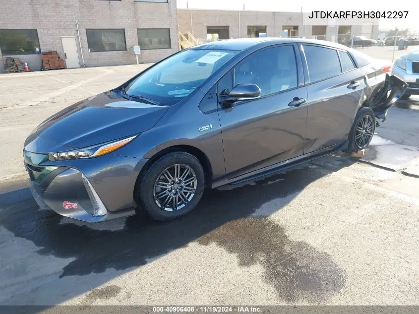 2017 Toyota Prius Prime Premium VIN: JTDKARFP3H3042297 Lot: 40906408