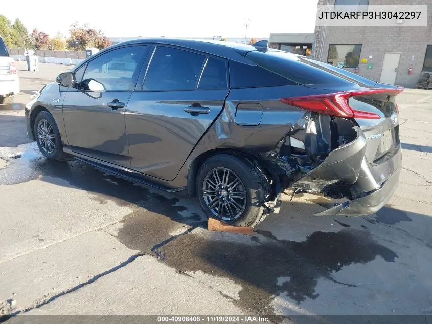 2017 Toyota Prius Prime Premium VIN: JTDKARFP3H3042297 Lot: 40906408