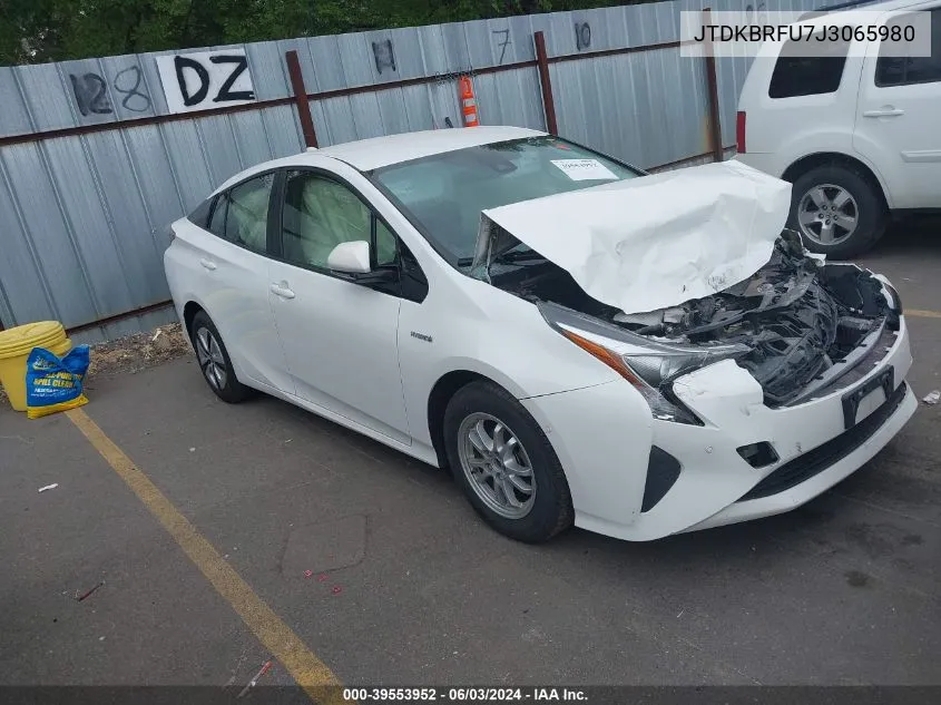 2018 Toyota Prius Two VIN: JTDKBRFU7J3065980 Lot: 39553952