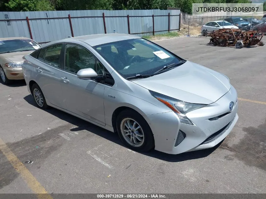 JTDKBRFU3J3068097 2018 Toyota Prius Two