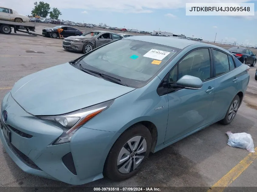 JTDKBRFU4J3069548 2018 Toyota Prius