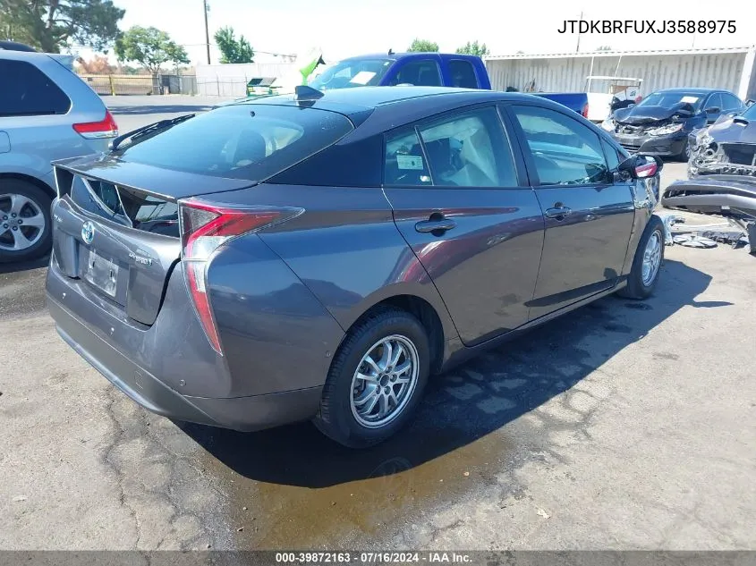 JTDKBRFUXJ3588975 2018 Toyota Prius Two