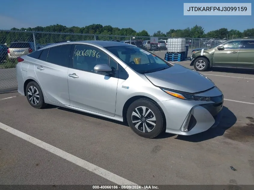 2018 Toyota Prius Prime Premium VIN: JTDKARFP4J3099159 Lot: 40066186