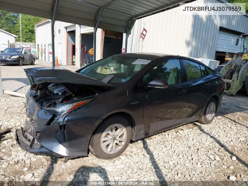 2018 Toyota Prius Two VIN: JTDKBRFU4J3079559 Lot: 40113430