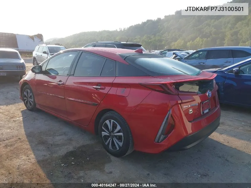 JTDKARFP7J3100501 2018 Toyota Prius Prime Premium