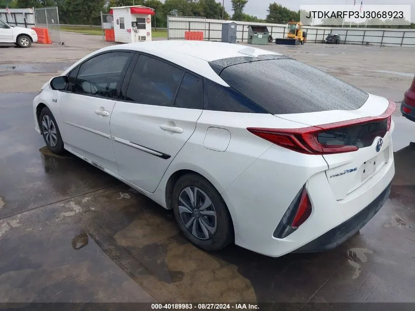 JTDKARFP3J3068923 2018 Toyota Prius Prime Premium